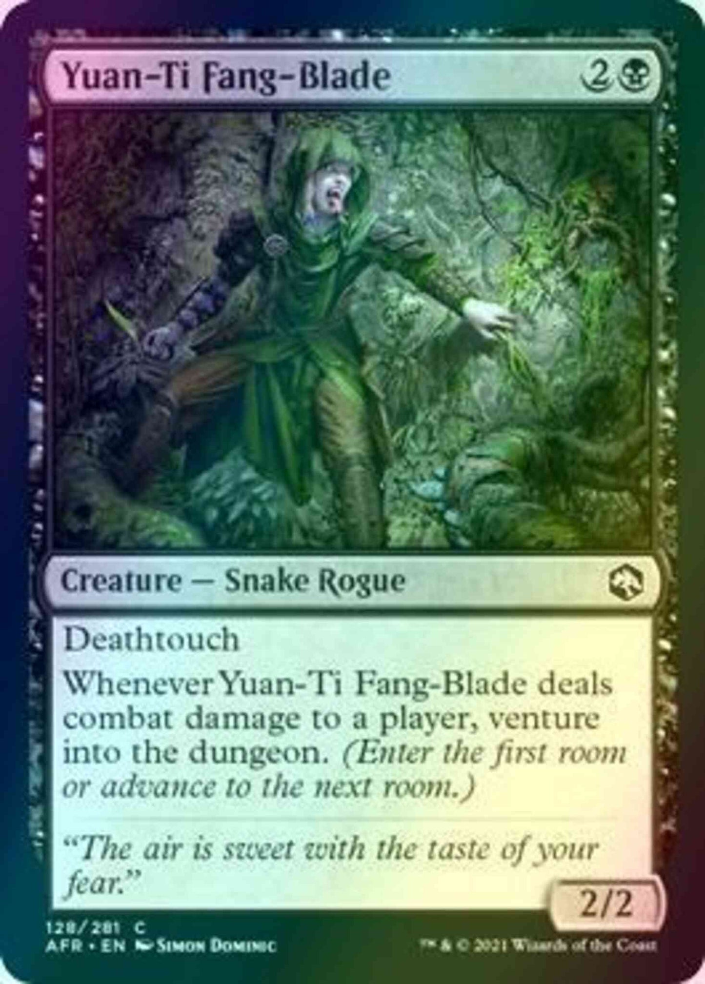 Yuan-Ti Fang-Blade [128] [Adventures in the Forgotten Realms] [Foil]