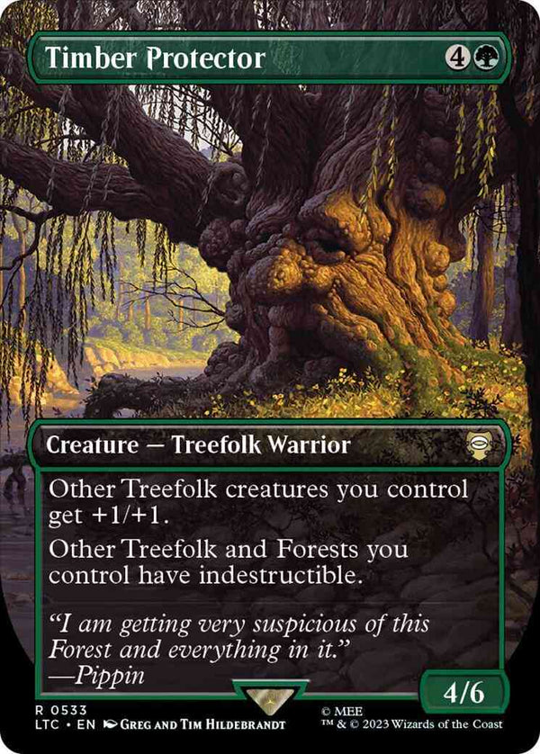 Timber Protector [533] [Borderless] [The Lord of the Rings: Tales of Middle-earth: Commander] [Non-Foil]