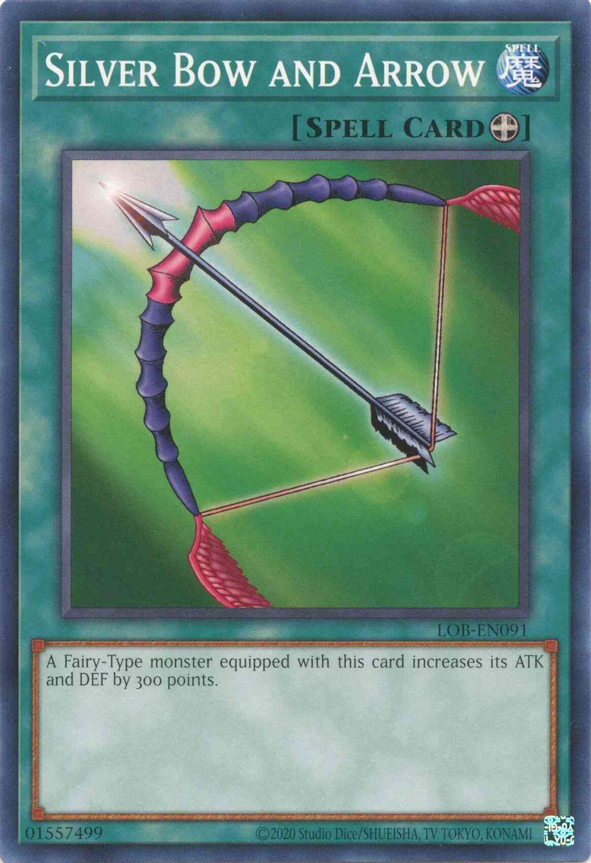Silver Bow and Arrow - 25th Anniversary - LOB-EN091 - Common - Unlimited