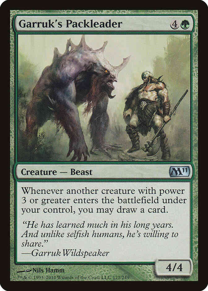 Garruk's Packleader [177] [Magic 2011] [Non-Foil]