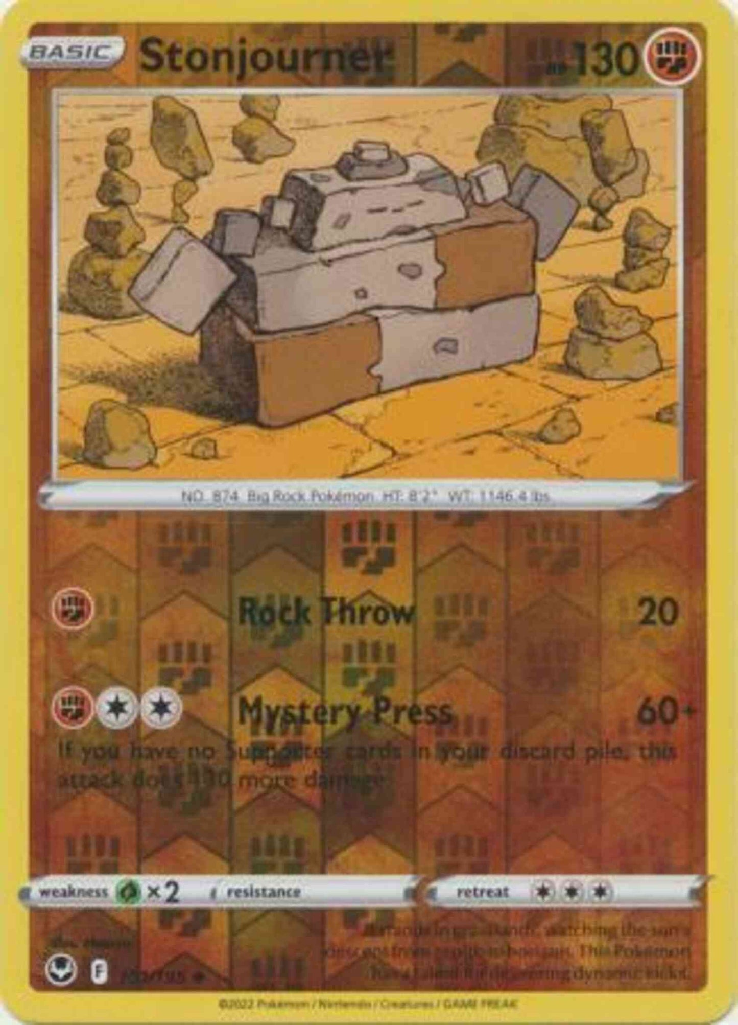 Stonjourner - 101/195 - Uncommon [swsh12-101] [Reverse Holo]