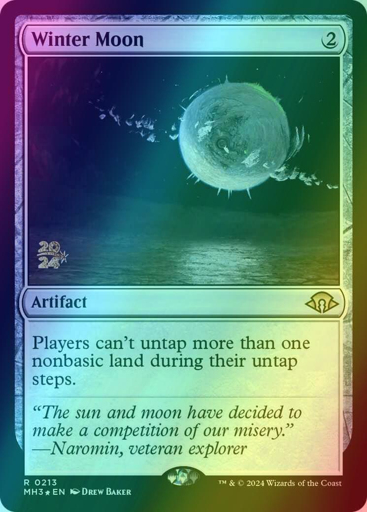 Winter Moon [213s] [Prerelease] [Modern Horizons 3: Promos] [Foil]