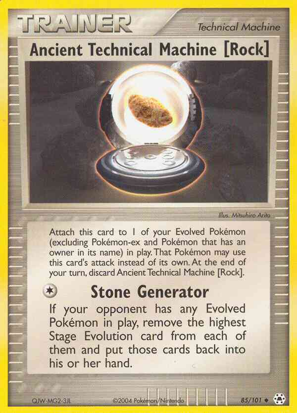 Ancient Technical Machine (Rock) - 85/101 - Uncommon [ex5-85] [Reverse Holo]