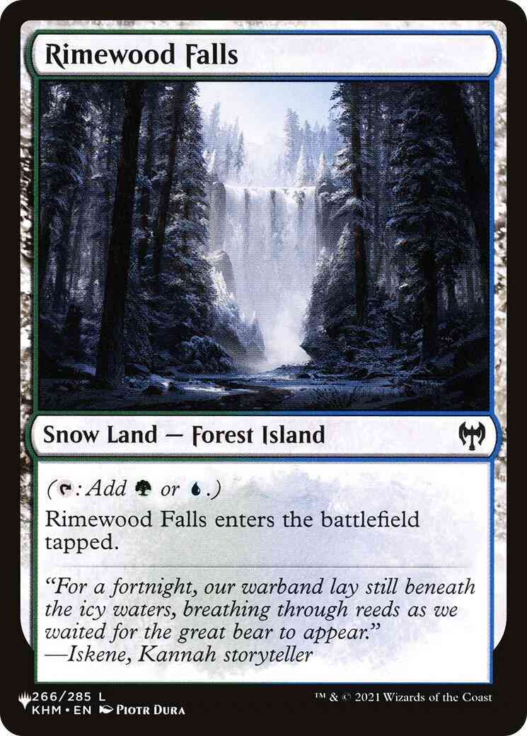 Rimewood Falls [KHM-266] [The List] [Non-Foil]