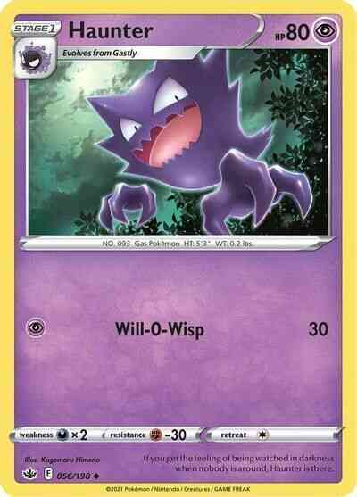 Haunter - 056/198 - Uncommon [swsh6-056] [Non-Holo]