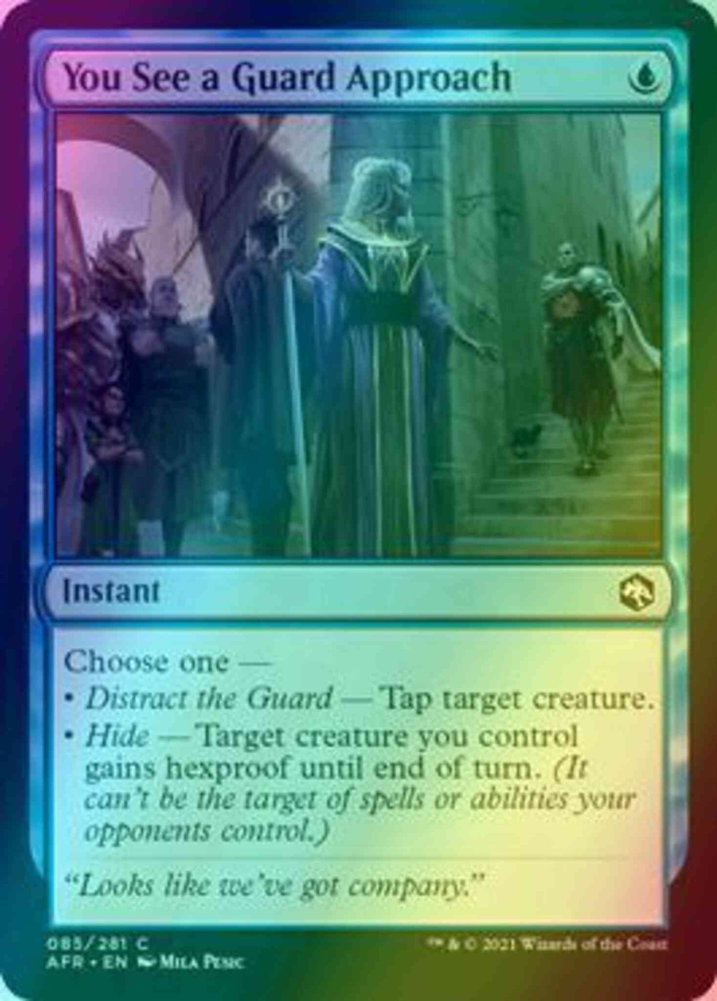 You See a Guard Approach [85] [Adventures in the Forgotten Realms] [Foil]