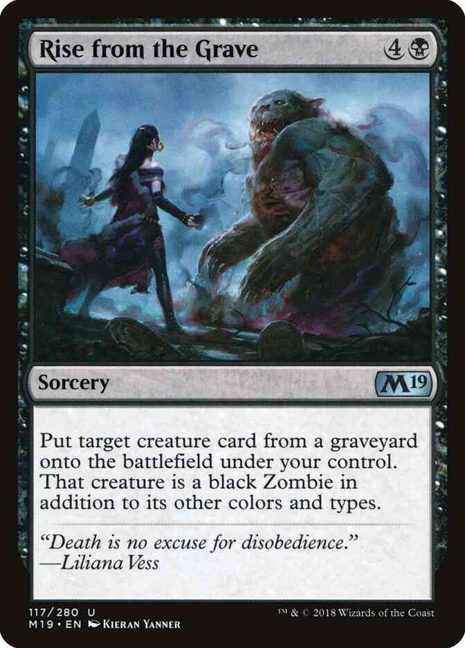 Rise from the Grave [117] [Core Set 2019] [Non-Foil]
