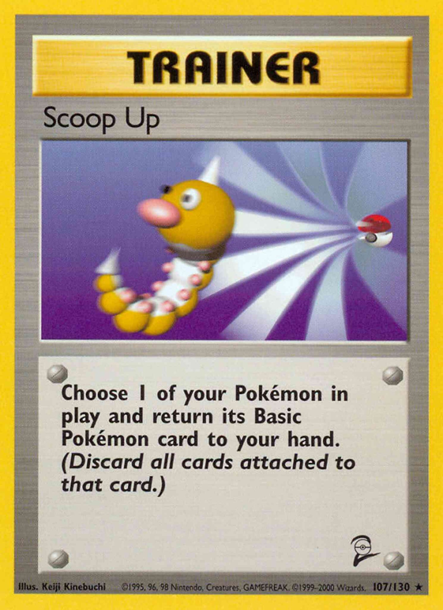Scoop Up - 107/130 - Rare [base4-107] [Non-Holo]