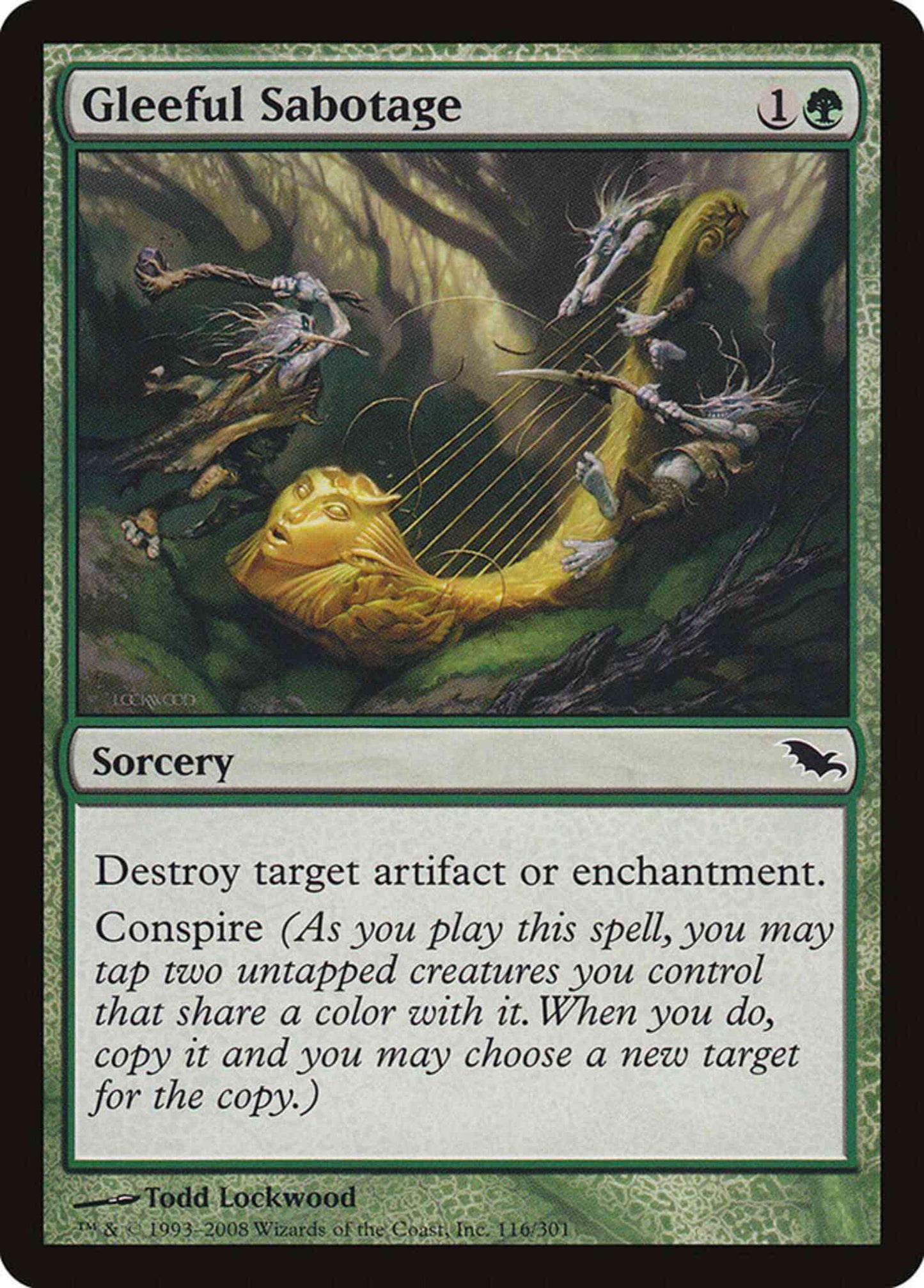 Gleeful Sabotage [116] [Shadowmoor] [Non-Foil]