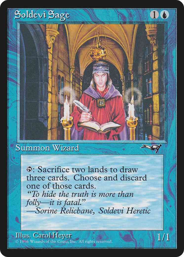 Soldevi Sage [Red Robe] [34a] [Alliances] [Non-Foil]
