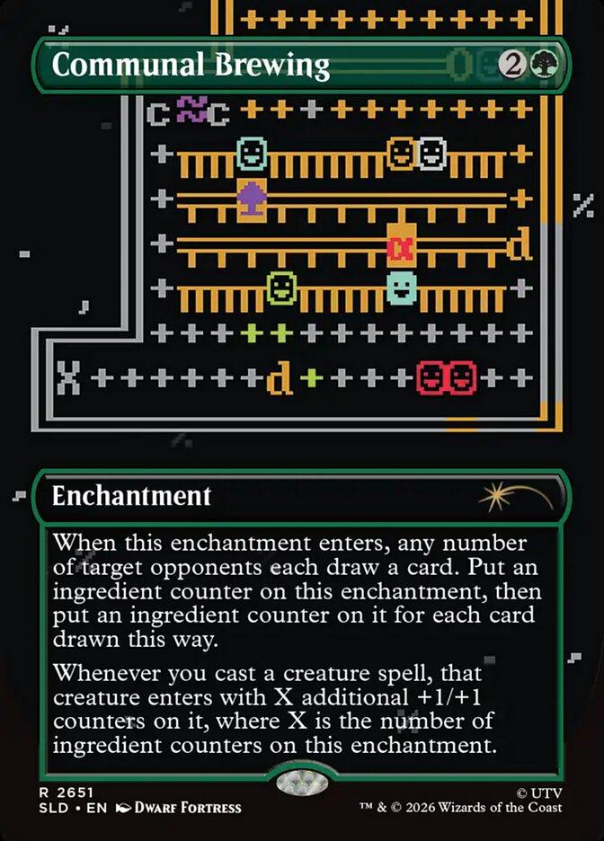 Communal Brewing [2651] [Borderless] [Dwarf Fortress] [Secret Lair Drop] [Non-Foil]