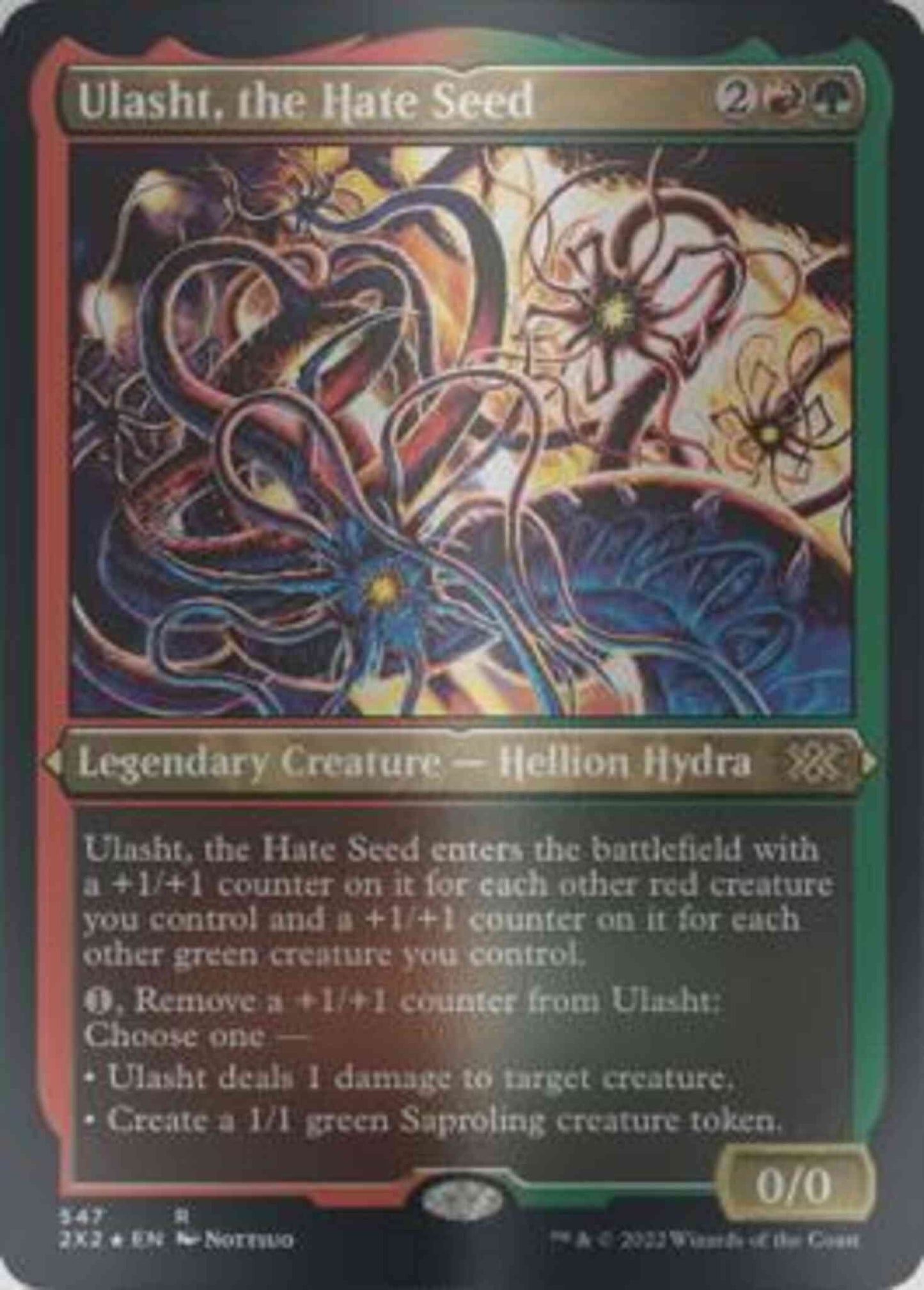 Ulasht, the Hate Seed [547] [Double Masters 2022] [Etched Foil]