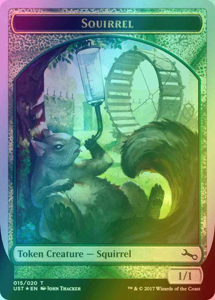 Squirrel Token [15] [Unstable Tokens] [Foil]