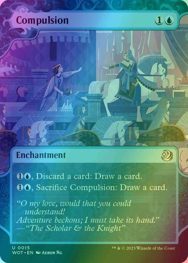 Compulsion [15] [Enchanting Tale Showcase] [Wilds of Eldraine: Enchanting Tales] [Foil]