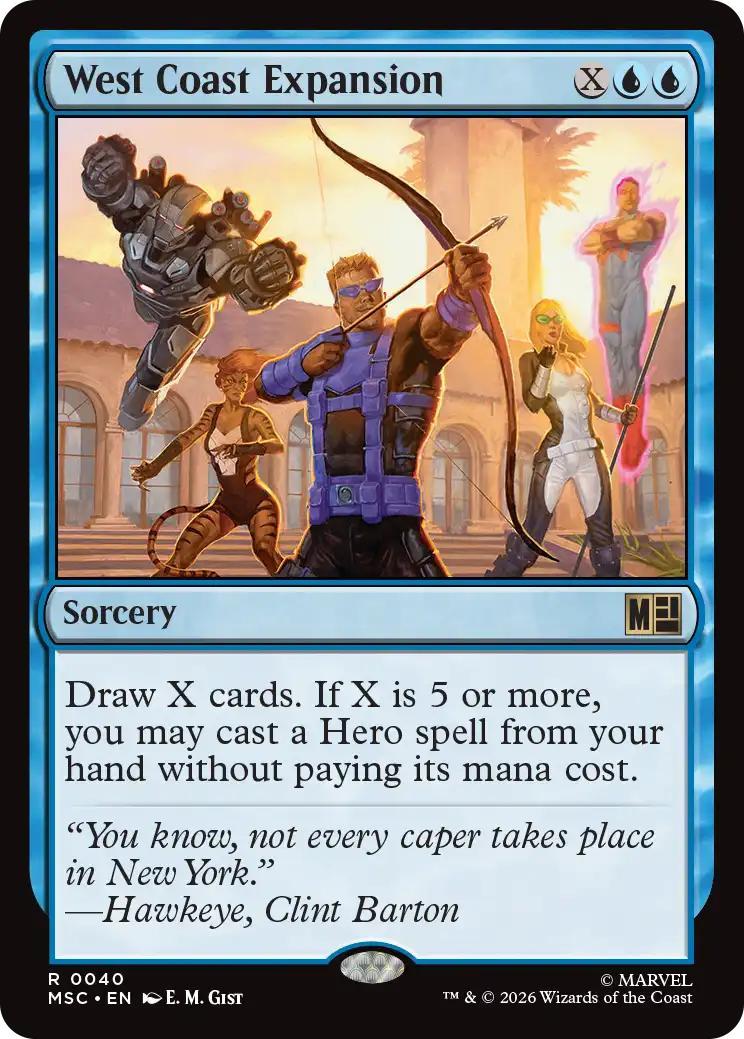 West Coast Expansion [40] [Marvel Super Heroes: Commander] [Non-Foil]