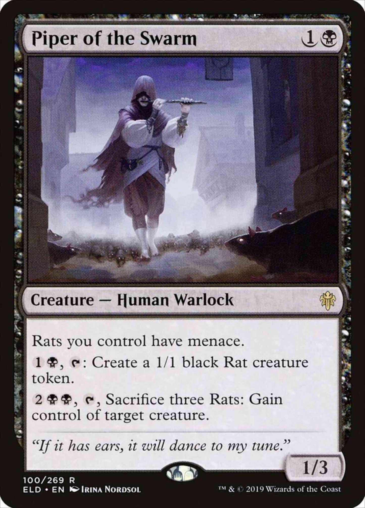 Piper of the Swarm [100] [Throne of Eldraine] [Non-Foil]