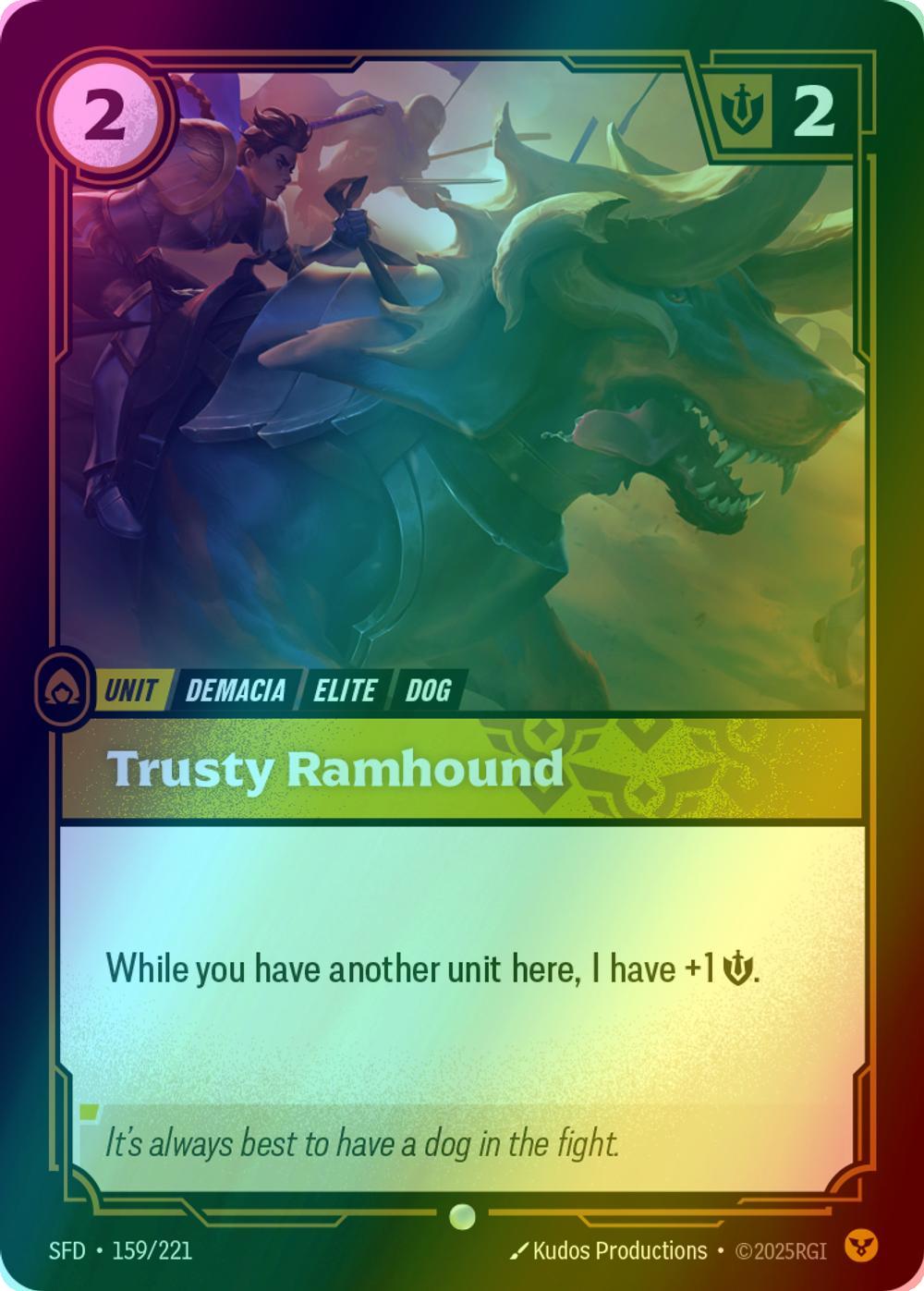 Trusty Ramhound - 159/221 [Spiritforged] [Foil]