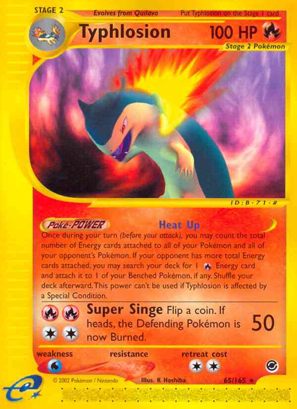 Typhlosion - 65/165 - Rare [ecard1-65] [Non-Holo]