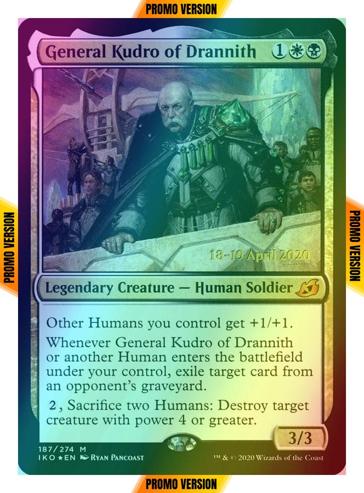 General Kudro of Drannith [Prerelease] [187s] [Ikoria: Lair of Behemoths Promos] [Foil]