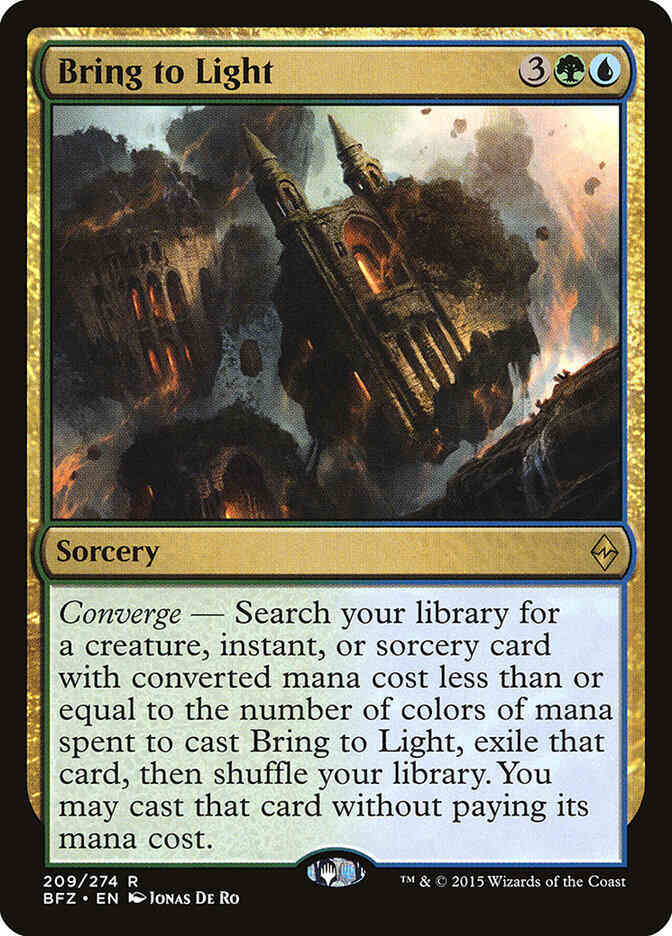 Bring to Light [209] [Battle for Zendikar] [Non-Foil]