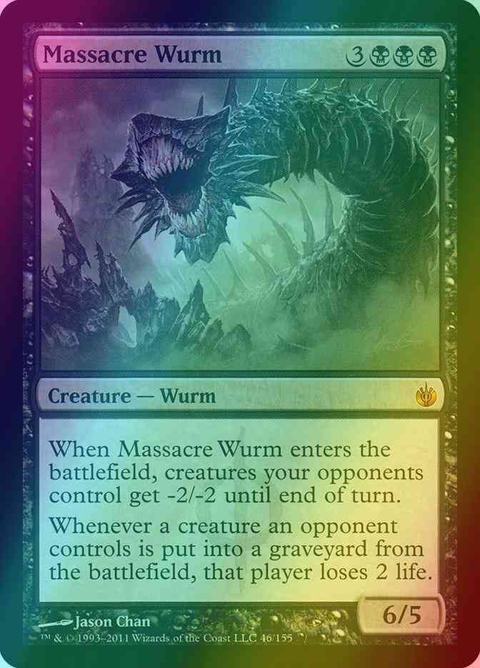 Massacre Wurm [46] [Mirrodin Besieged] [Foil]
