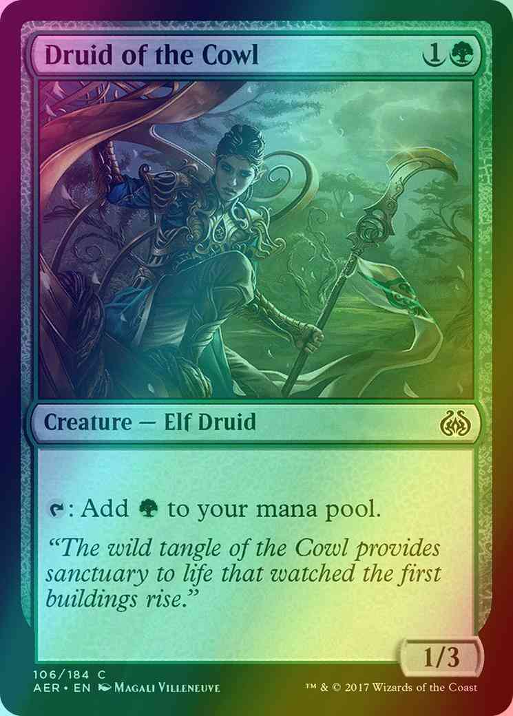Druid of the Cowl [106] [Aether Revolt] [Foil]