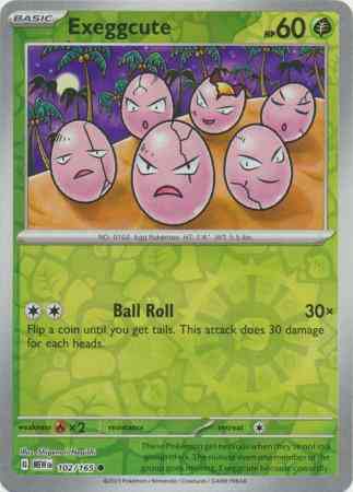 Exeggcute - 102/165 - Common [sv035-102] [Reverse Holo]