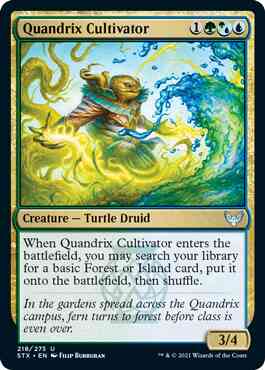 Quandrix Cultivator [218] [Strixhaven: School of Mages] [Non-Foil]