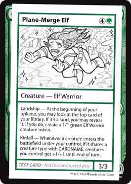 Plane-Merge Elf - No Symbol [83] [Mystery Booster Playtest Cards 2021] [Non-Foil]
