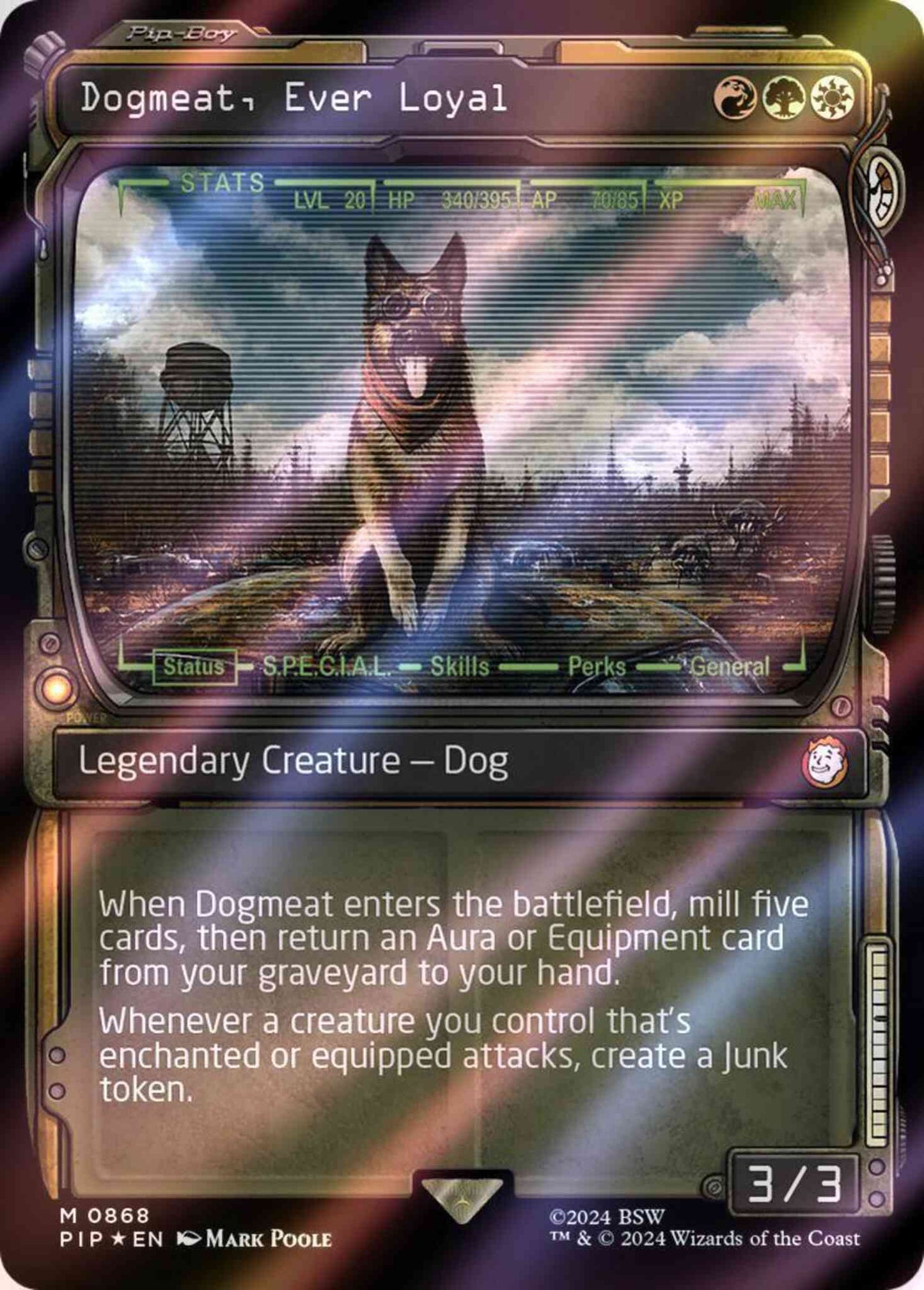 Dogmeat, Ever Loyal [868] [Pip-Boy Showcase] [Fallout] [Surge Foil]