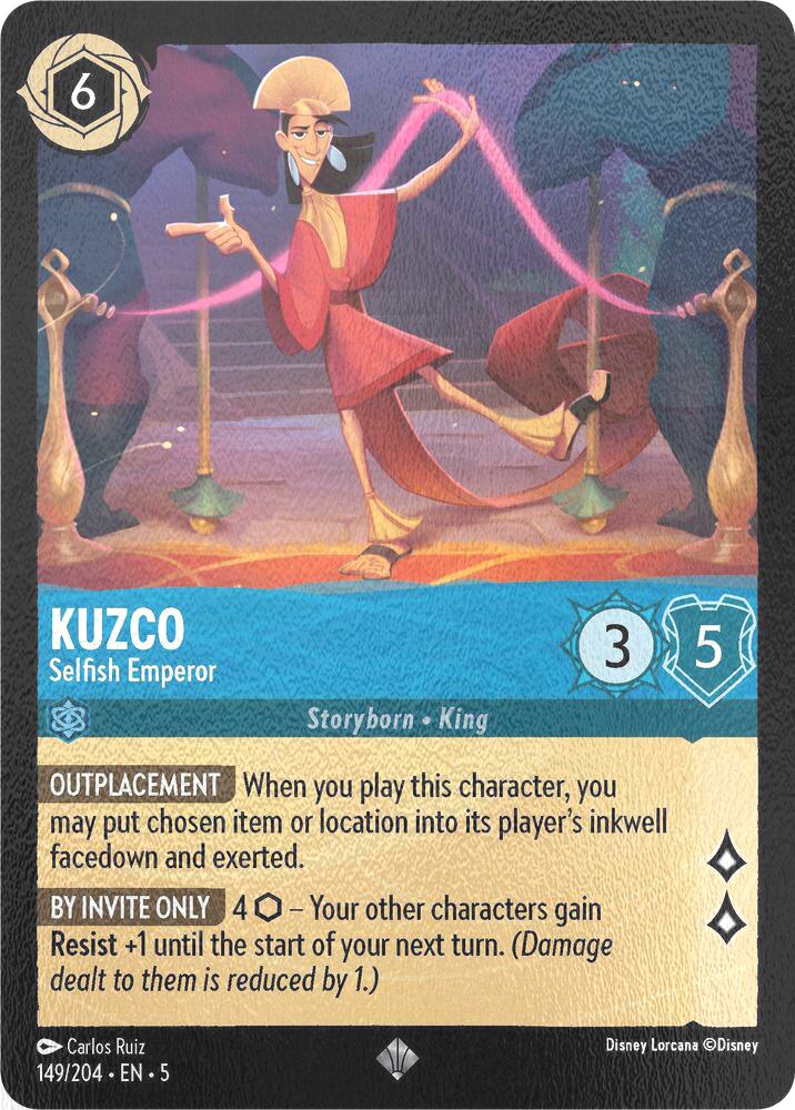 Kuzco - Selfish Emperor - 149/204 [Shimmering Skies] [Cold Foil]