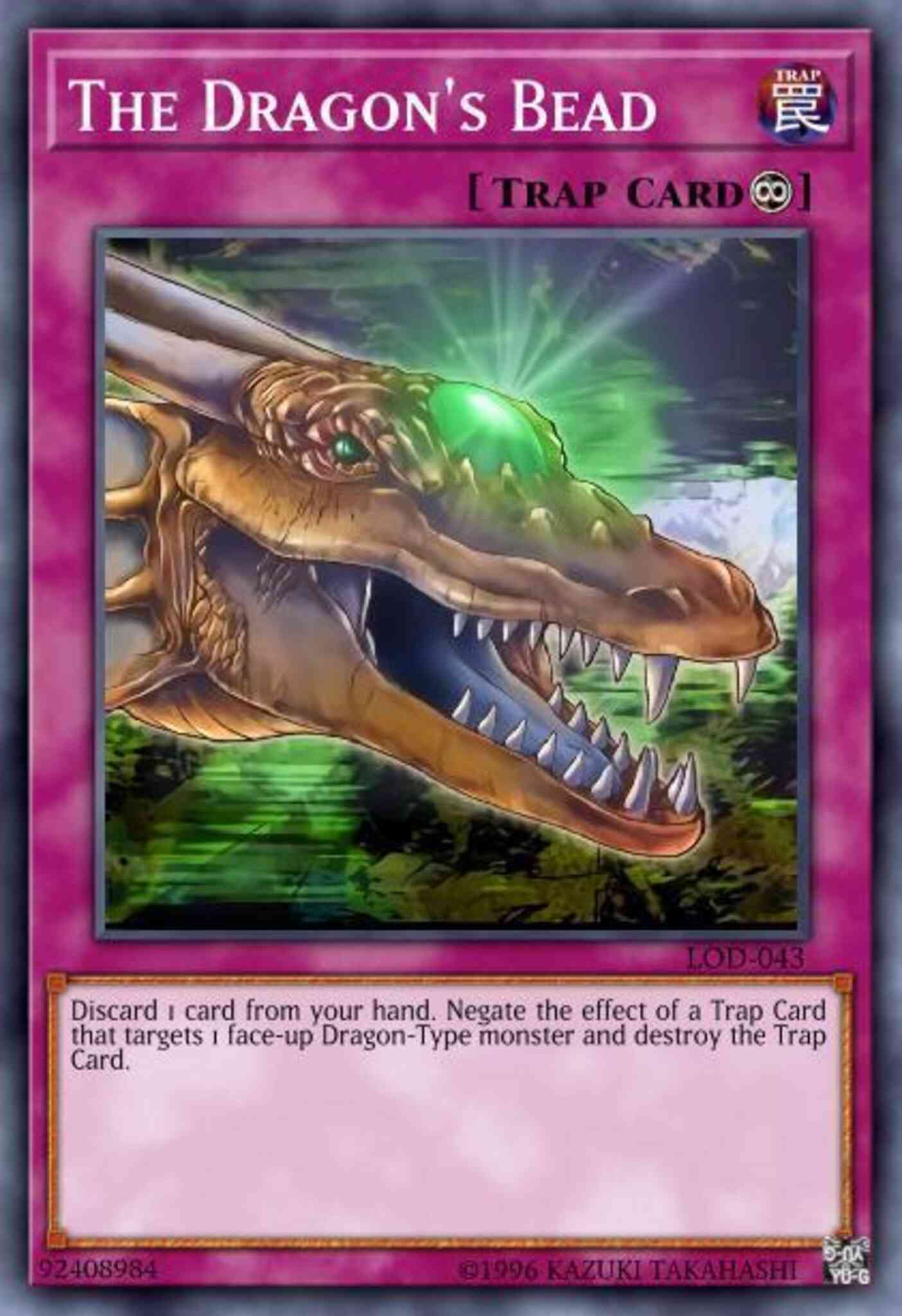 The Dragon's Bead - LOD-043 - Rare - Unlimited