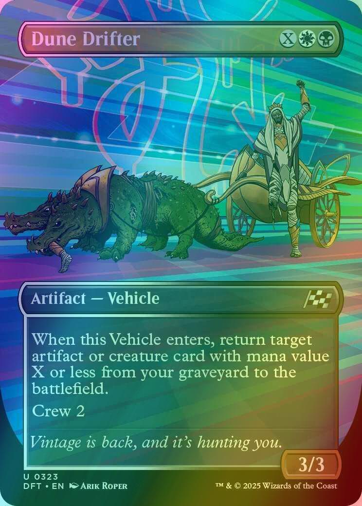 Dune Drifter [323] [Borderless] [Revved Up] [Aetherdrift] [Foil]