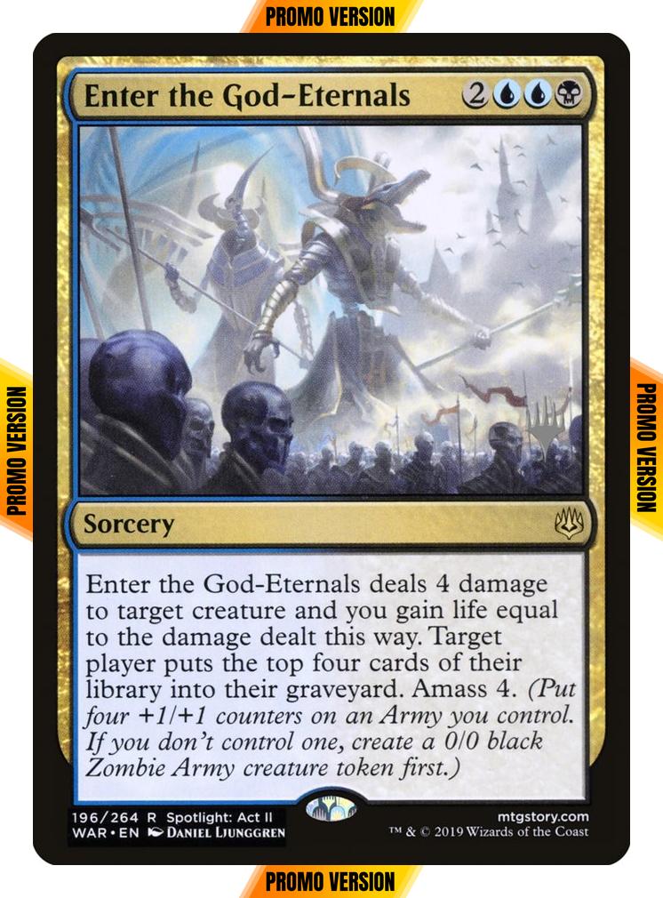 Enter the God-Eternals [196p] [Promo Pack] [War of the Spark Promos] [Non-Foil]