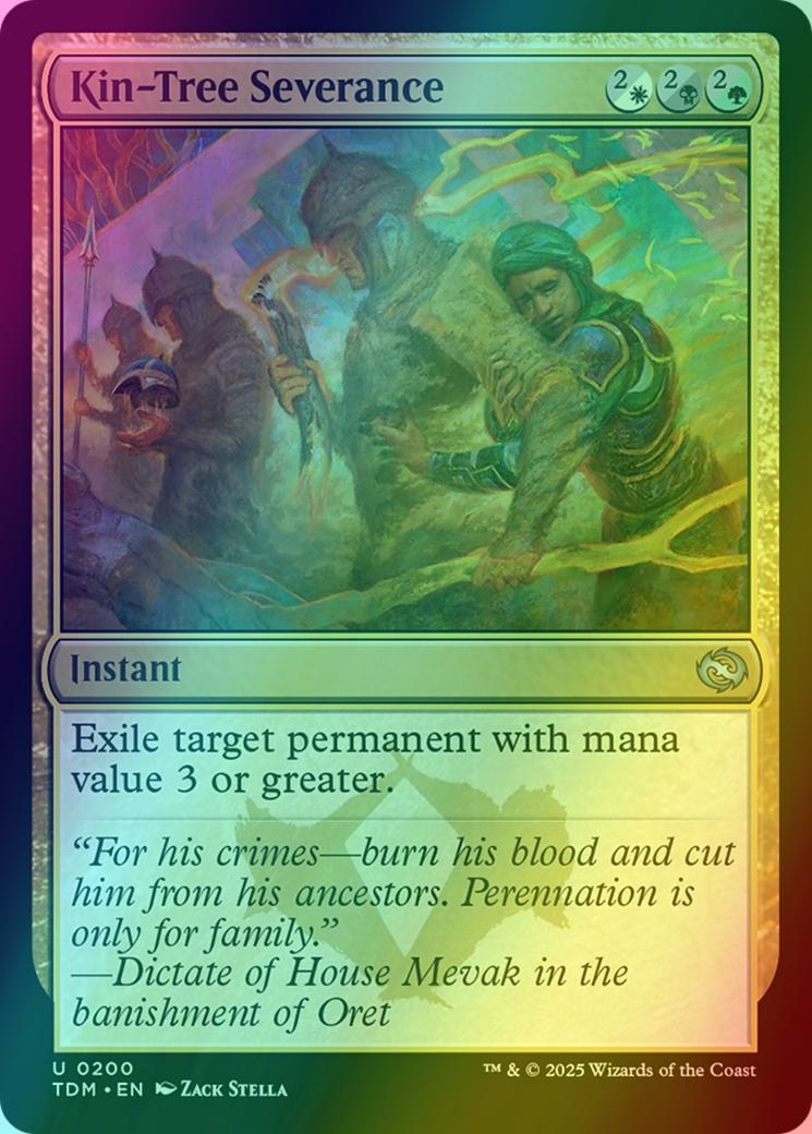 Kin-Tree Severance [200] [Tarkir: Dragonstorm] [Foil]