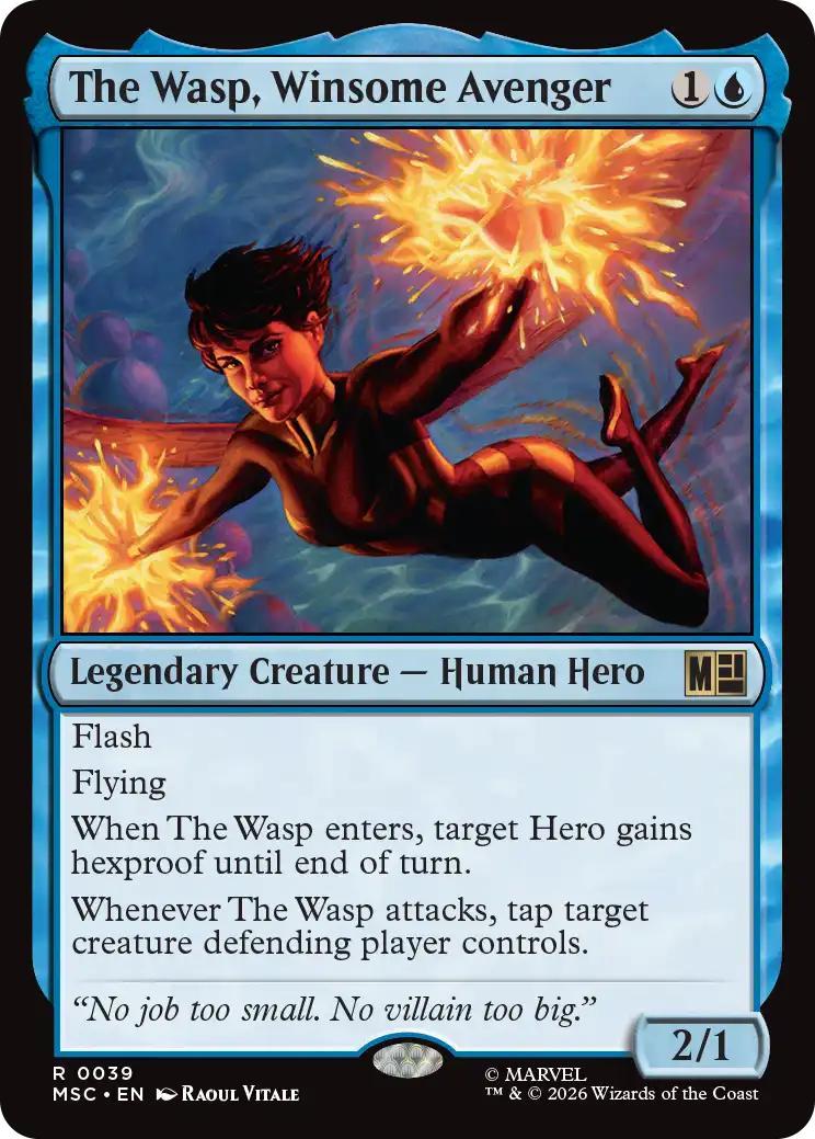 The Wasp, Winsome Avenger [39] [Marvel Super Heroes: Commander] [Non-Foil]