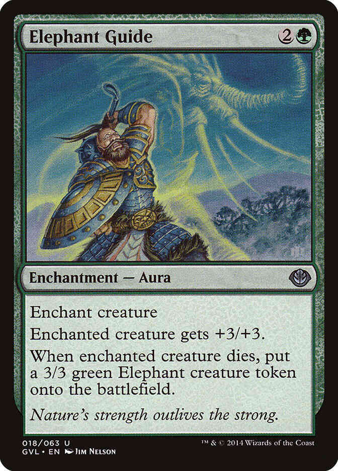 Elephant Guide [18] [Duel Decks Anthology: Garruk vs. Liliana] [Non-Foil]