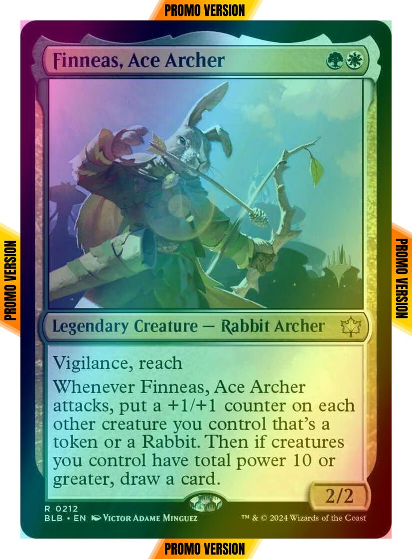 Finneas, Ace Archer [212p] [Promo Pack] [Bloomburrow: Promos] [Foil]
