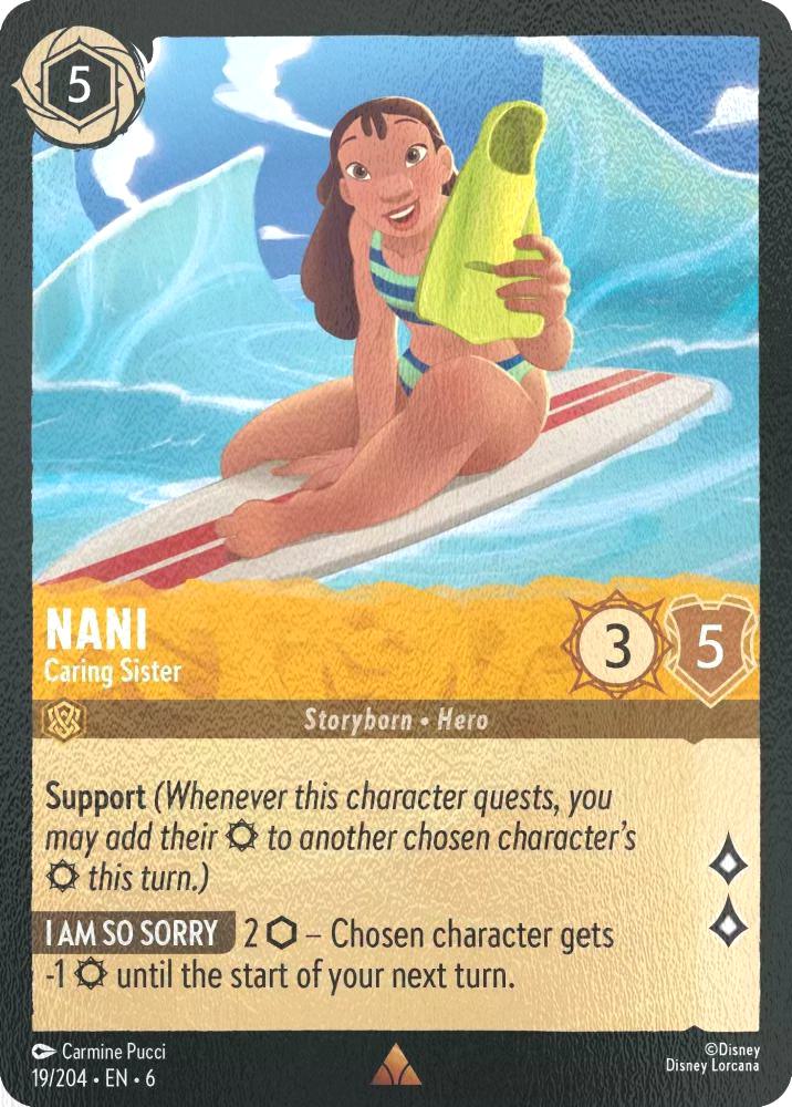 Nani - Caring Sister - 19/204 [Azurite Sea] [Cold Foil]