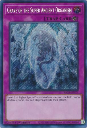 Grave of the Super Ancient Organism - RA03-EN077 - Secret Rare - 1st Edition