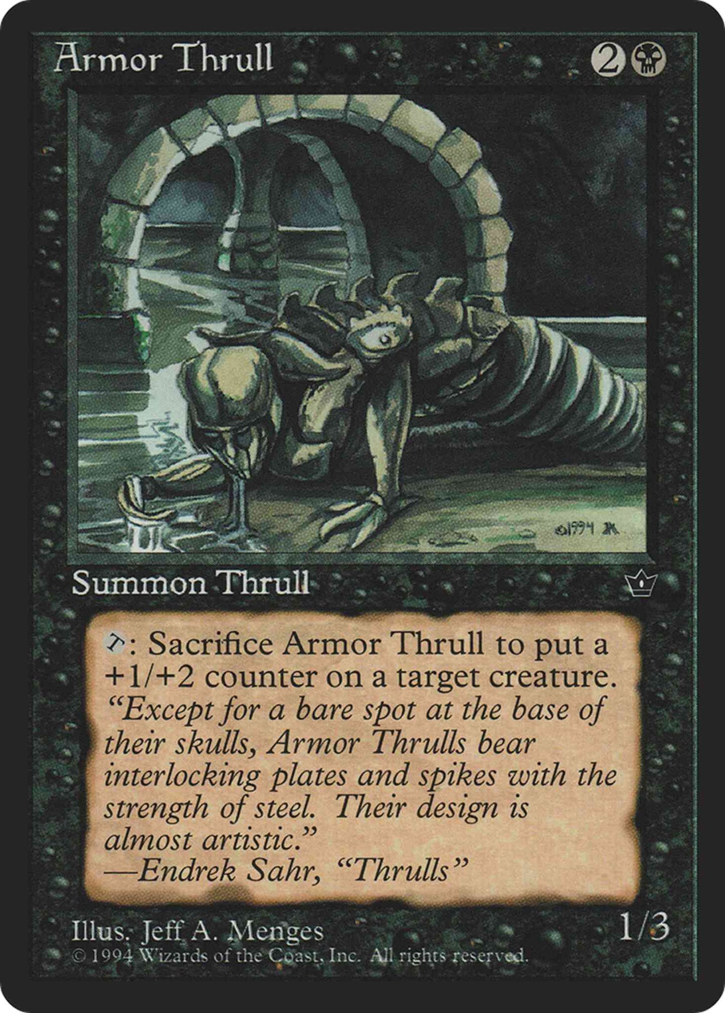 Armor Thrull [Jeff A Menges] [33c] [Fallen Empires] [Non-Foil]