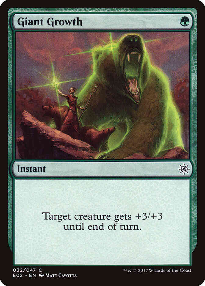Giant Growth [32] [Explorers of Ixalan] [Non-Foil]
