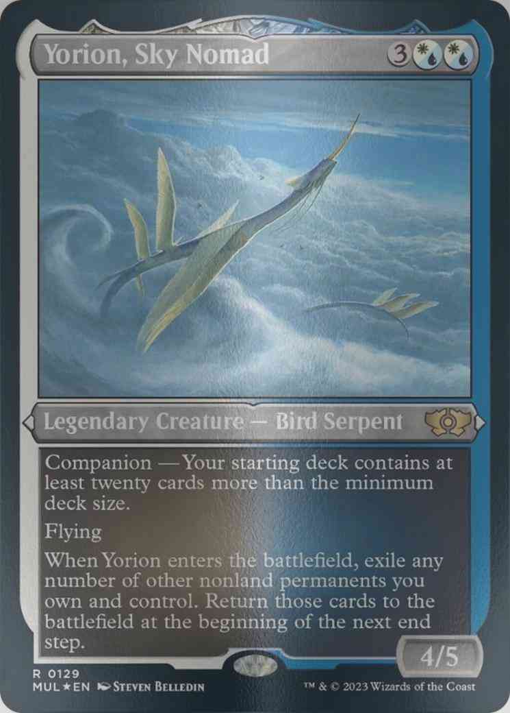 Yorion, Sky Nomad [129] [Multiverse Legends] [Etched Foil]