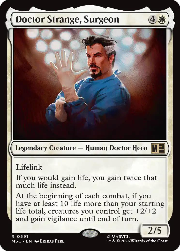 Doctor Strange, Surgeon [591] [Jumpstart] [Marvel Super Heroes: Commander] [Non-Foil]