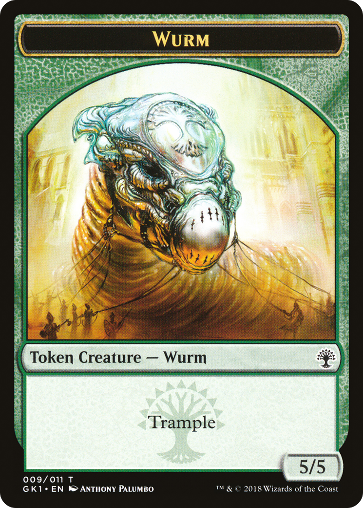 Saproling Token (09) // Wurm Token (08) [09] [GRN Guild Kit Tokens] [Non-Foil]