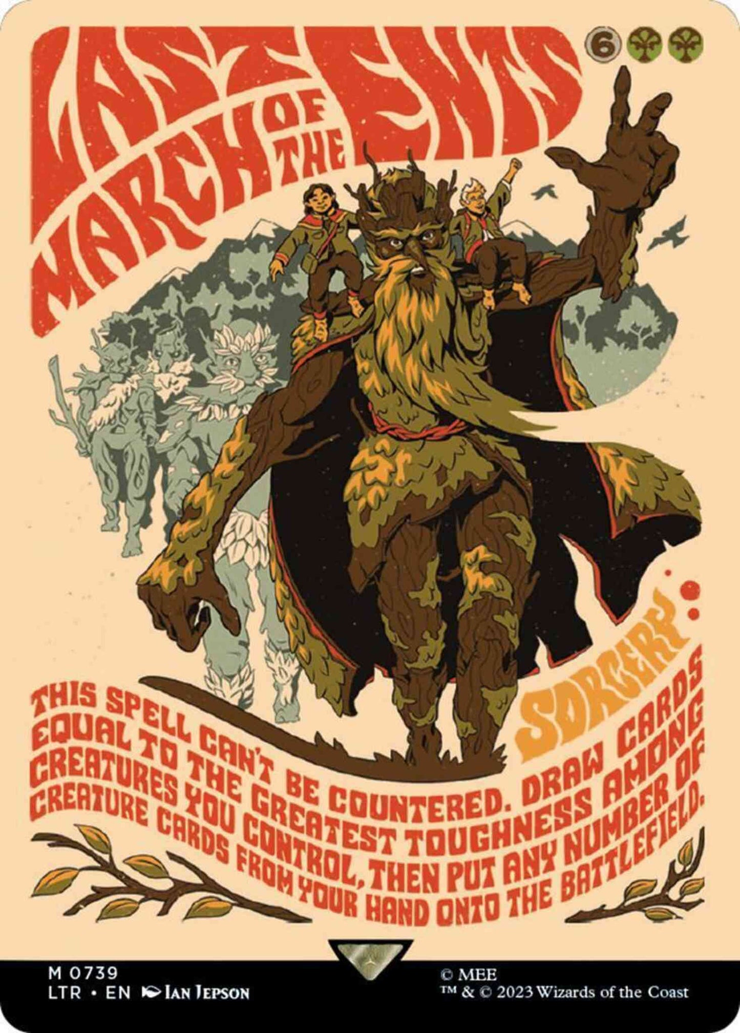 Last March of the Ents [739] [Borderless] [Poster] [The Lord of the Rings: Tales of Middle-earth] [Non-Foil]