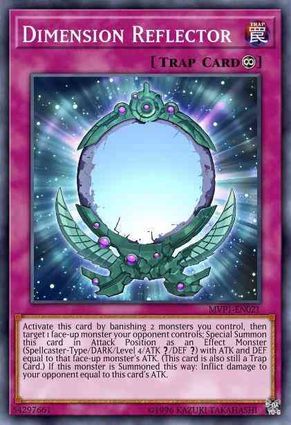 Dimension Reflector - MVP1-ENG21 - Gold Rare - 1st Edition