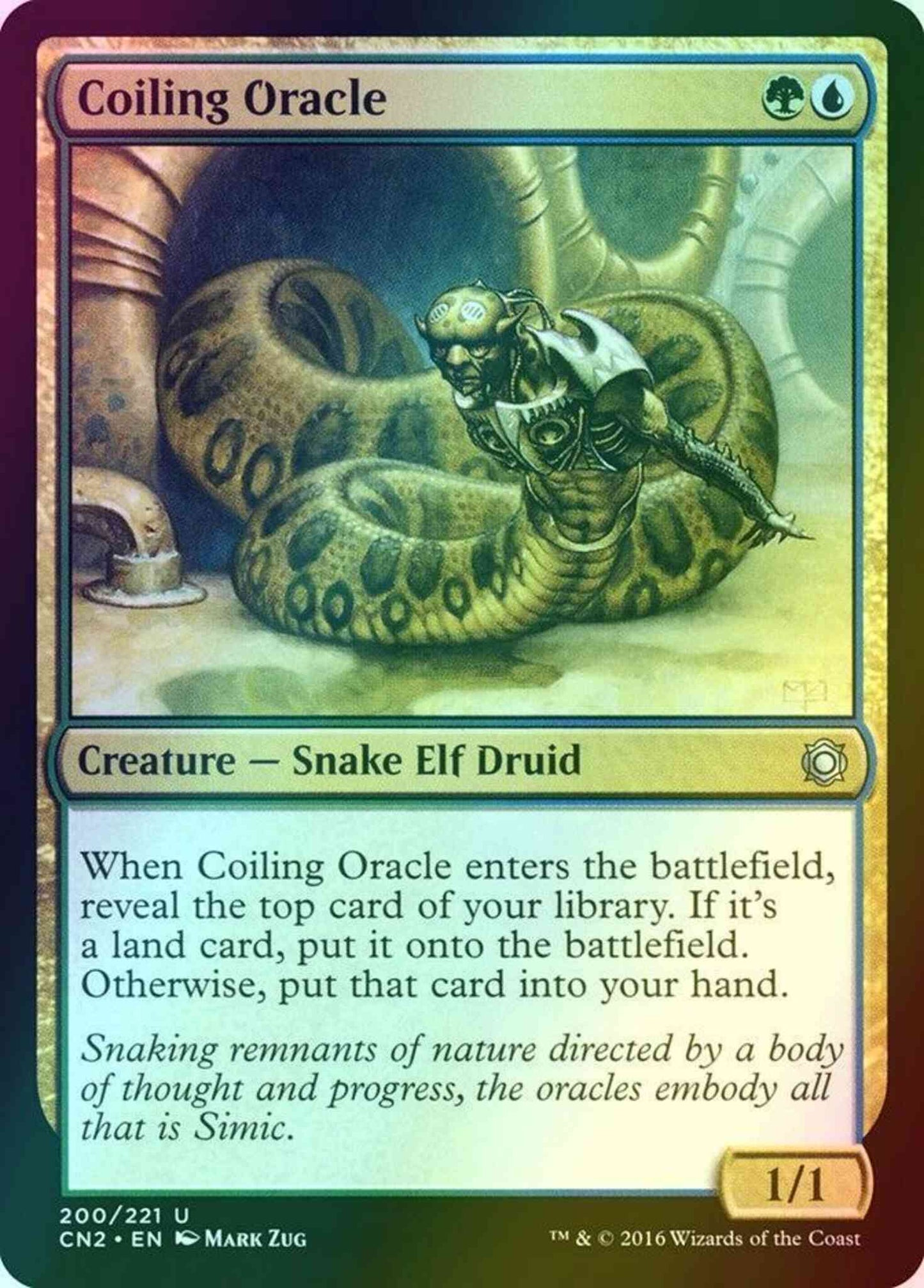 Coiling Oracle [200] [Conspiracy Take The Crown] [Foil]