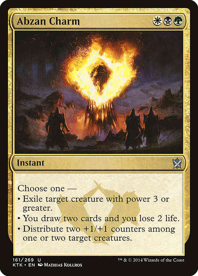 Abzan Charm [161] [Khans Of Tarkir] [Non-Foil]