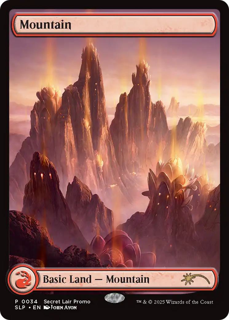 Mountain [0034] [Full Art] [Secret Lair Promo] [Non-Foil]